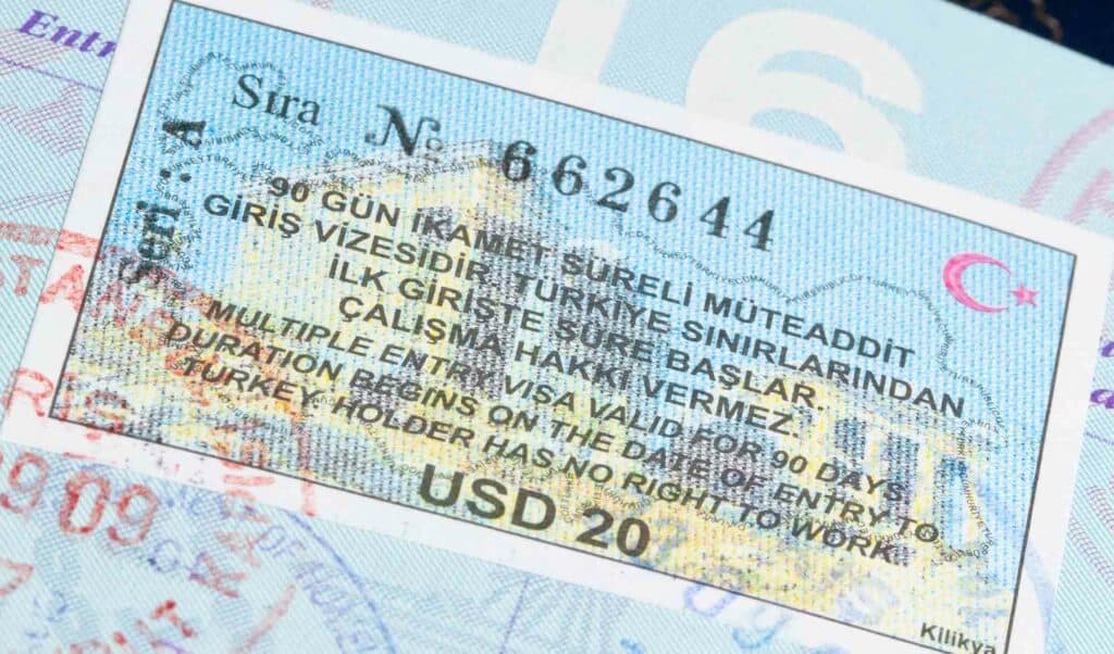 Turkey visa on arrival image